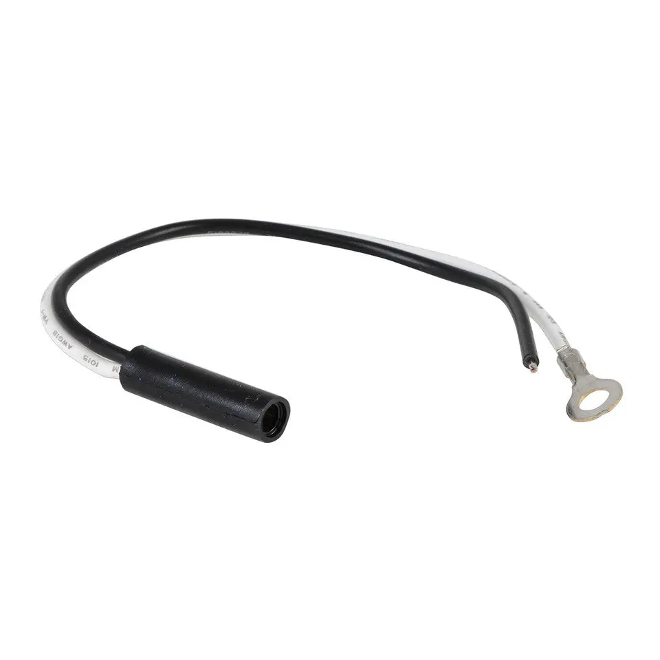 88089 Single Female Light Plug With 2 Wires For 0.180 Bullet 1