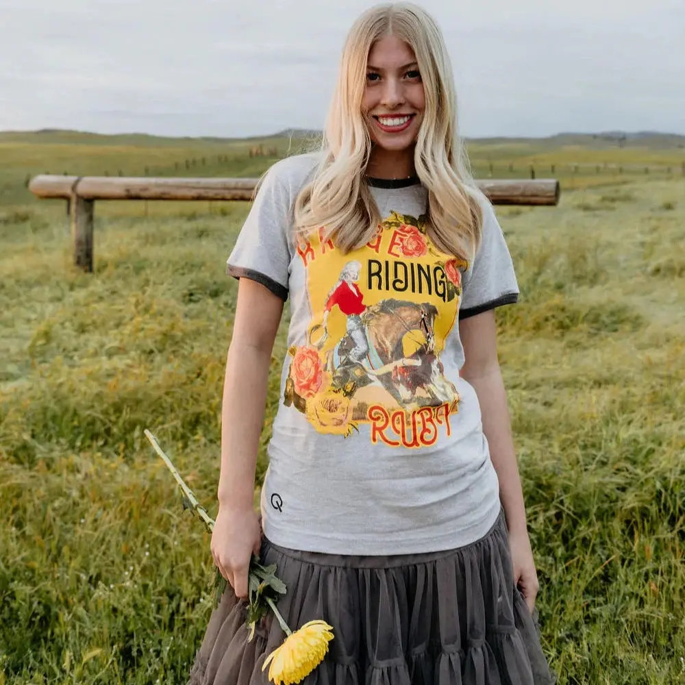 Range Riding Ruby Graphic Tee At Bourbon Cowgirl 1