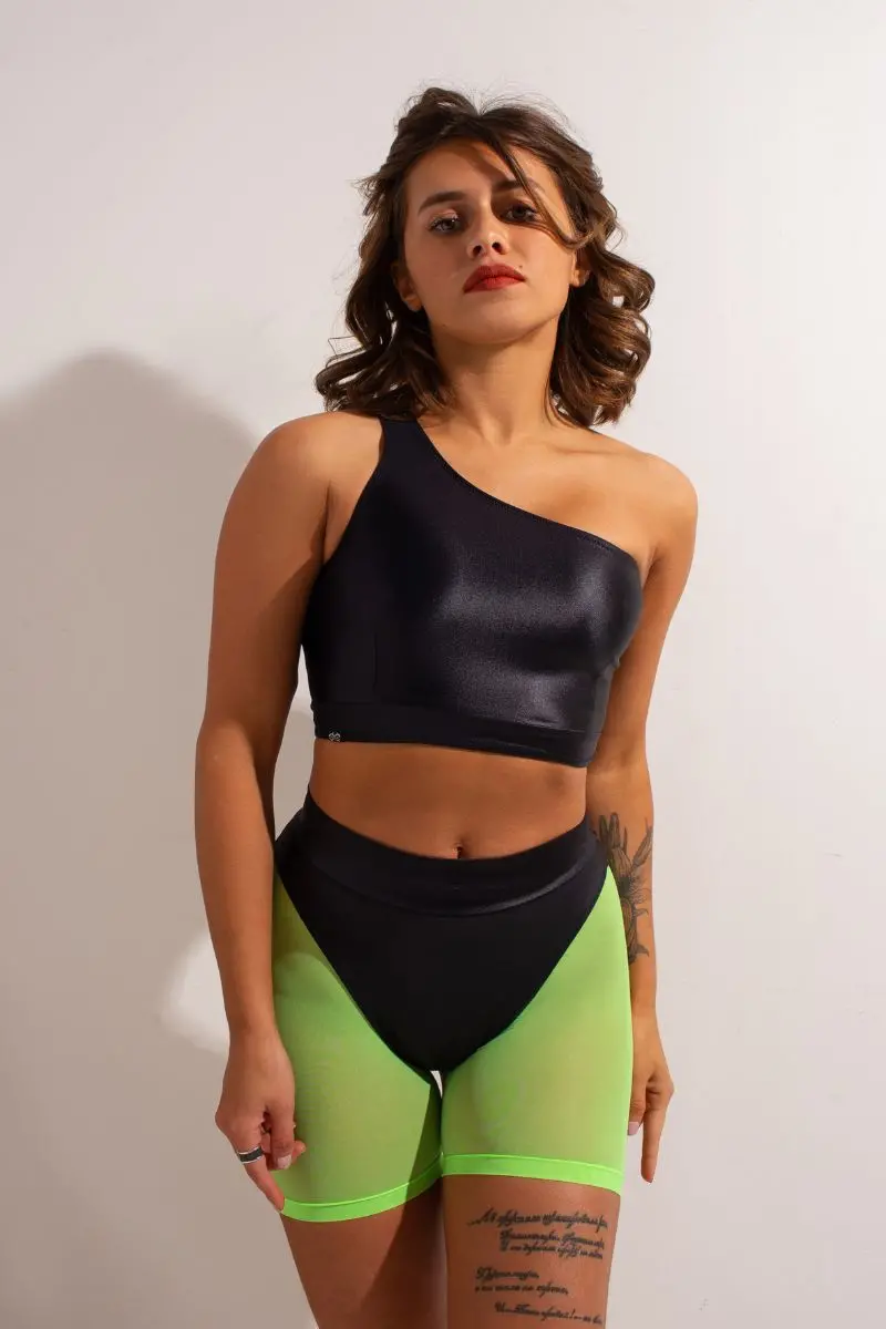 Shark Polewear Setka Shorts - Neon Green 1