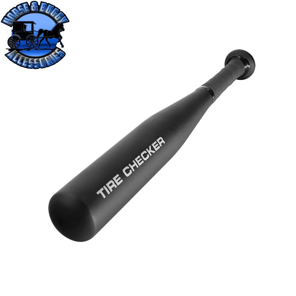 17" Aluminum Tire Checker Bat-Matte Black #90056 1