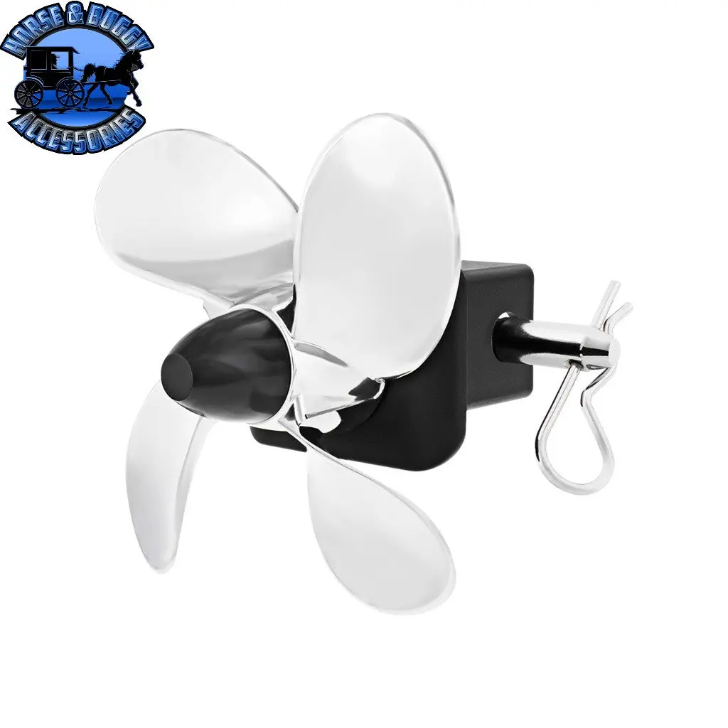 Up-90060 Spinning Propeller Hitch Cover For 2"X2" Trailer Hitch Receiver With Locking Pin 1