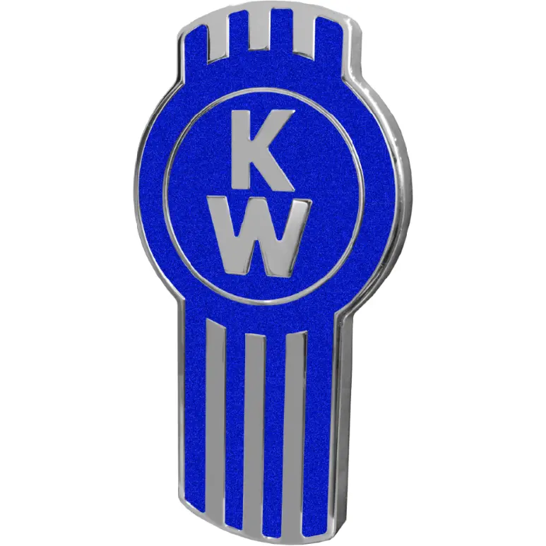 Kenworth Emblem Engraved Blue 647 1