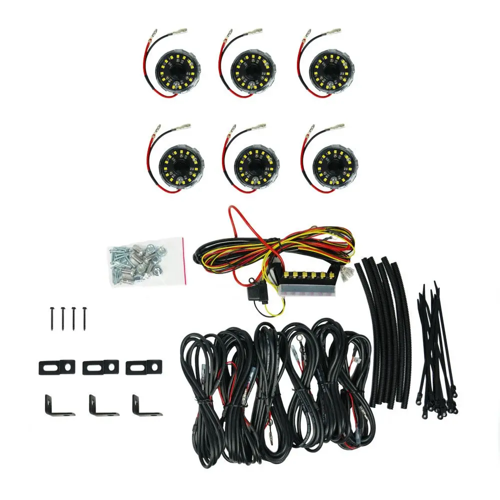 Cyclone V2 Led 6-Light - Rock Light Kit 1