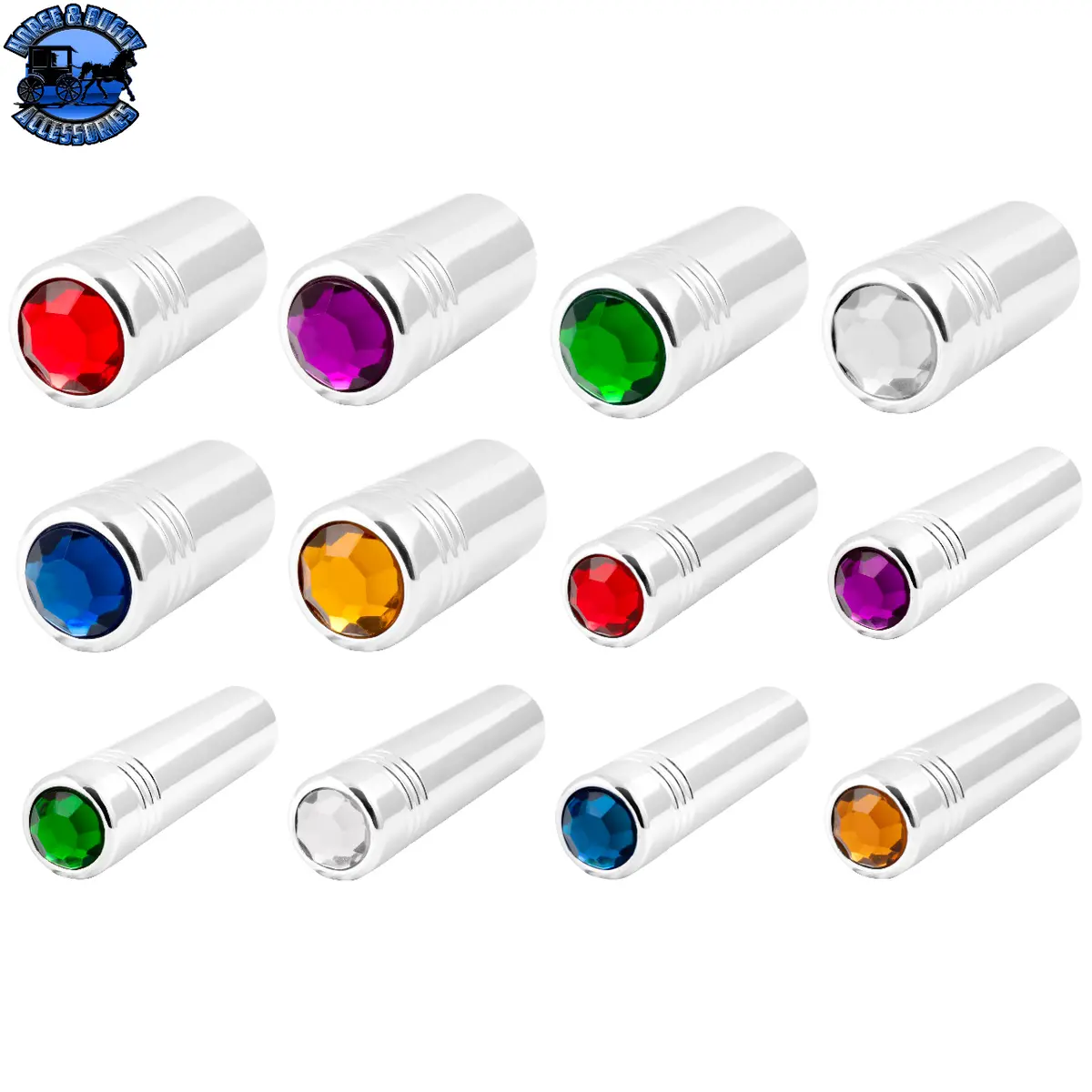 Kenworth Toggle Switch Extension With Color Jewel (Choose Color & Length ) 1