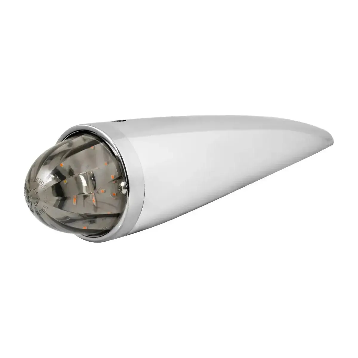 Smoked Lens Led Watermelon Die Cast Chrome Housing #93504 1
