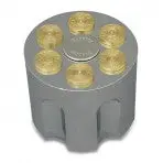 Cr. Plastic Gun Cylinder Air Valve Knob W/Ss Trailer Plate 1