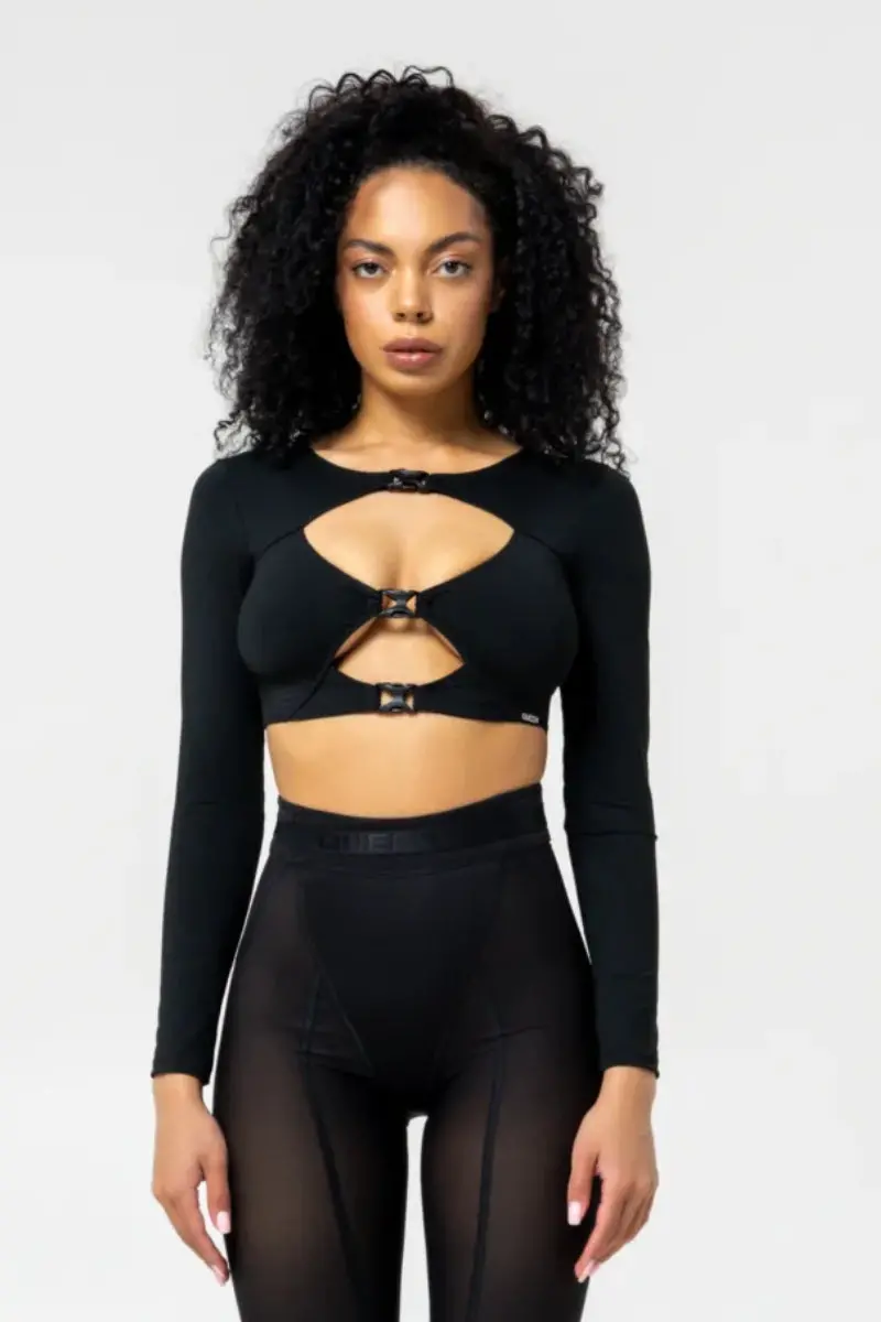 Queen Wear Long Sleeve Top – Black Rush 1