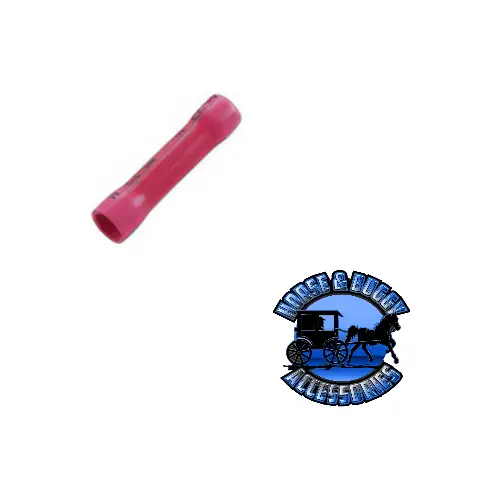 22-18 Awg Vinyl Butt Connector, 100 Pcs. 1