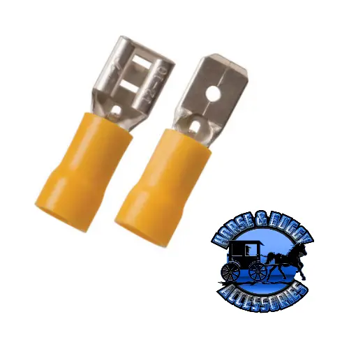 98010 12-10 Awg .250 Tab Vinyl Fm Disconnect, 50 Pcs. 1