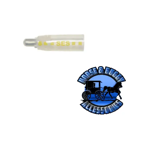 Up-98135 18-10 Awg Cs Closed-End Heat Shrink Connector - Clear W/ Yellow Dash, 5 Pcs. 1