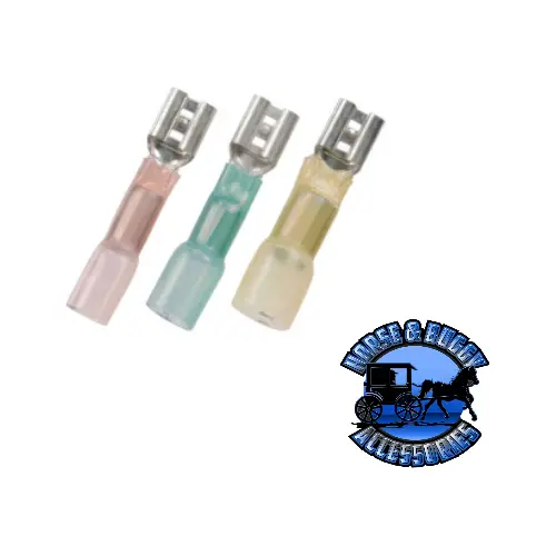 Up-98173 16-14 Awg .250 Tab Css Heat Shrink M Disconnect - Blue, 10 Pcs. 1