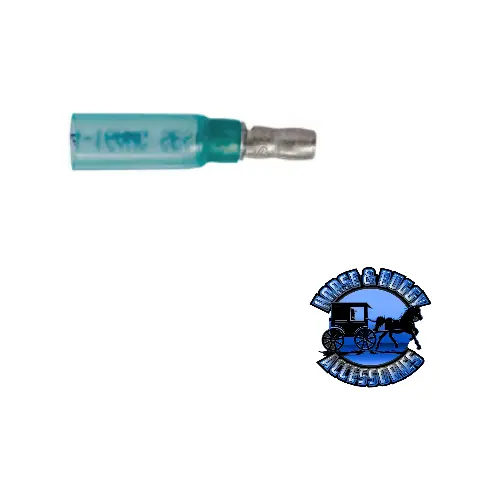 Up-98176 16-14 Awg .157 Tab Cs Heat Shrink Fm Receptacle - Blue, 10 Pcs. 1