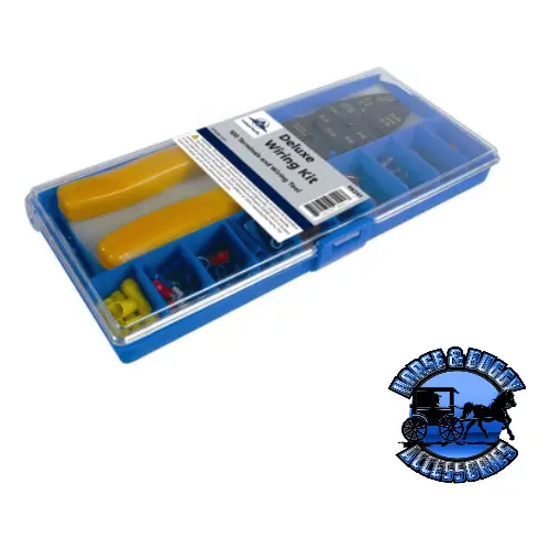 Up-98241 Deluxe Wiring Kit W/ 100 Vinyl Terminals & 1 Stripper/Crimper Tool, 101 Pcs. 1