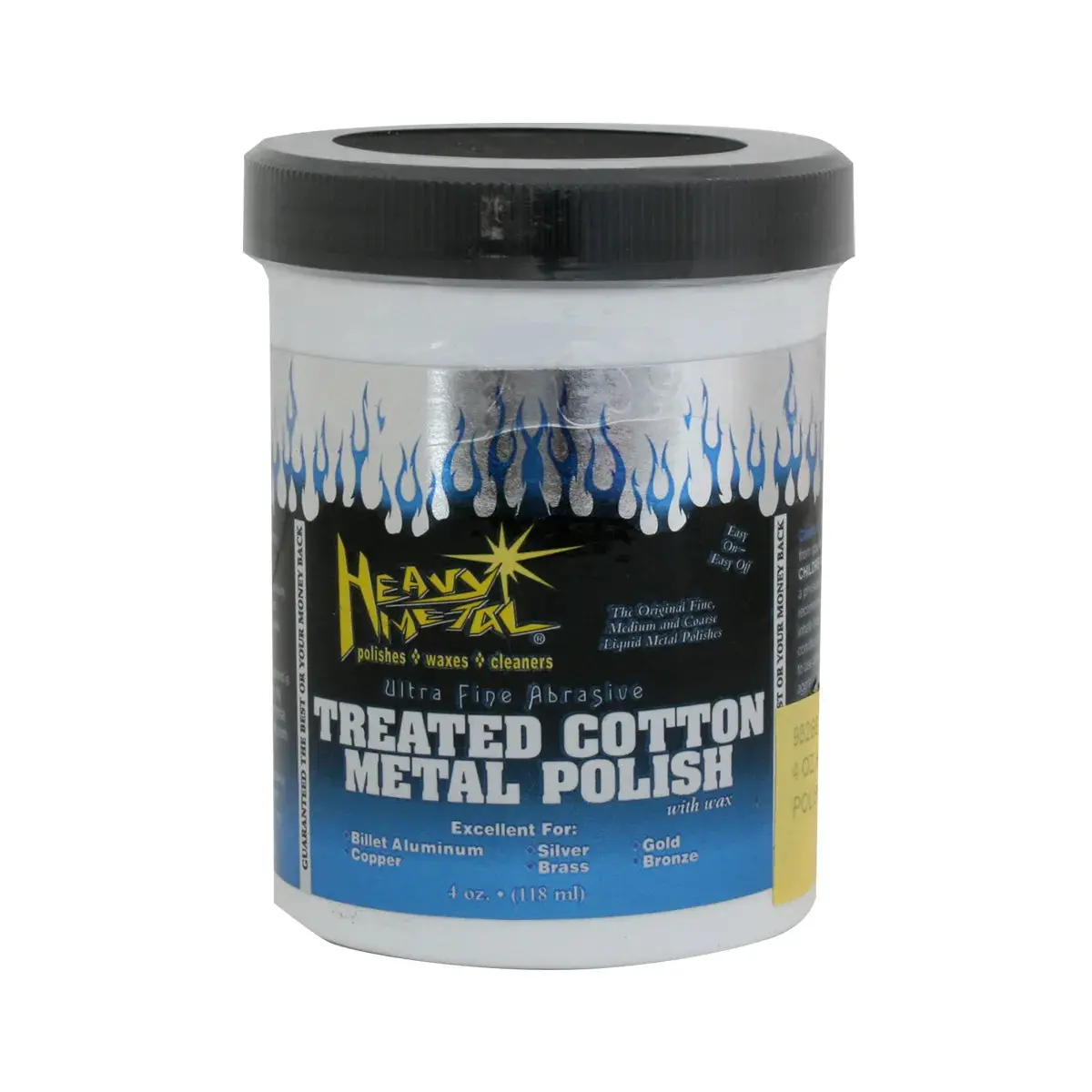 98266 4 Oz Heavy Metal White Cotton Polish 1