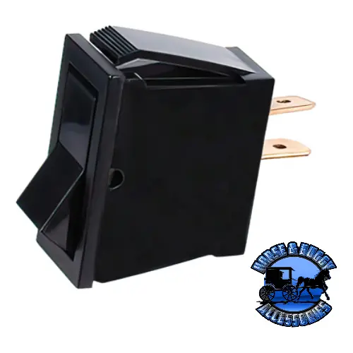 Up-98292 Black Non-Illum Rocker 16 Amp 12V S.P.S.T. On/Off 1 Pc. 1