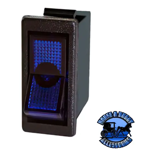 Up-98296 Blue Illum Rocker 20 Amp 12V S.P.S.T. On/Off 1 Pc. 1