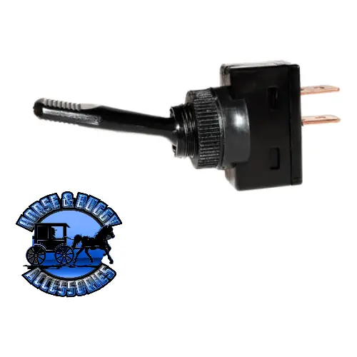 Up-98312 Black Non-Illum Toggle 20 Amp 12V S.P.S.T. On/Off 1 Pc. 1
