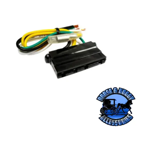 Up-98324 6-Wire Ford, Gm & Amc Voltage Regulator Connector, 1965 - 1981, 1 Pc. 1