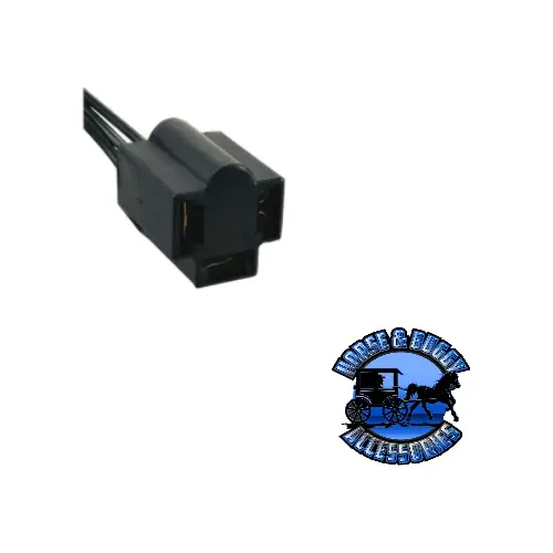 Up-98329 3-Wire Universal Sealed Beam Connector For Three Terminal Sealed Beam Headlights Or Flashers, 1 Pc. 1