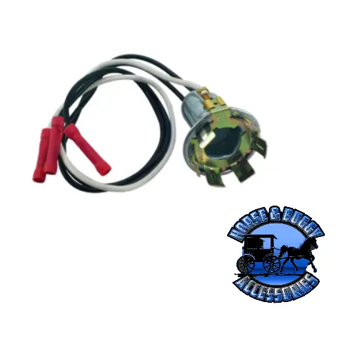 Up-98338 3-Wire Universal Double Contact Park, S/T/T 'Prong-Type' Light Socket W/ Butt Terminated Wires 1 Pc 1