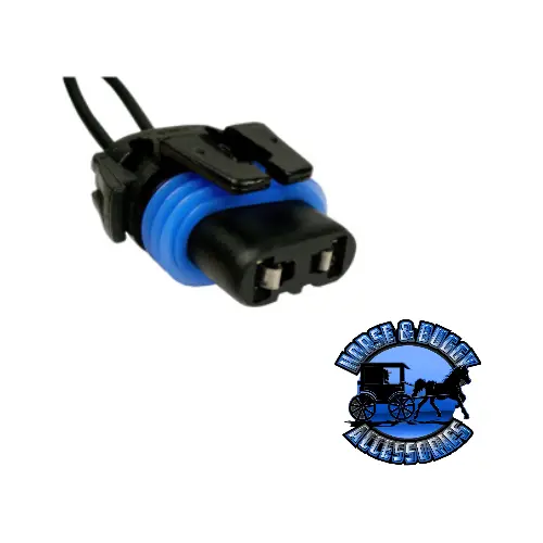 #98340 2-Wire Universal Halogen High Beam Headlight Connector (Metri-Pack 280 Series)1 Pc. 1