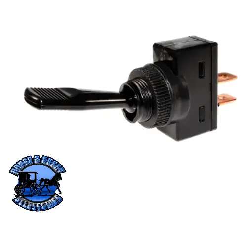 Up-98355 Black Non-Illum Toggle 20 Amp 12V S.P.S.T. Momentary On/Off 1 Pc. 1