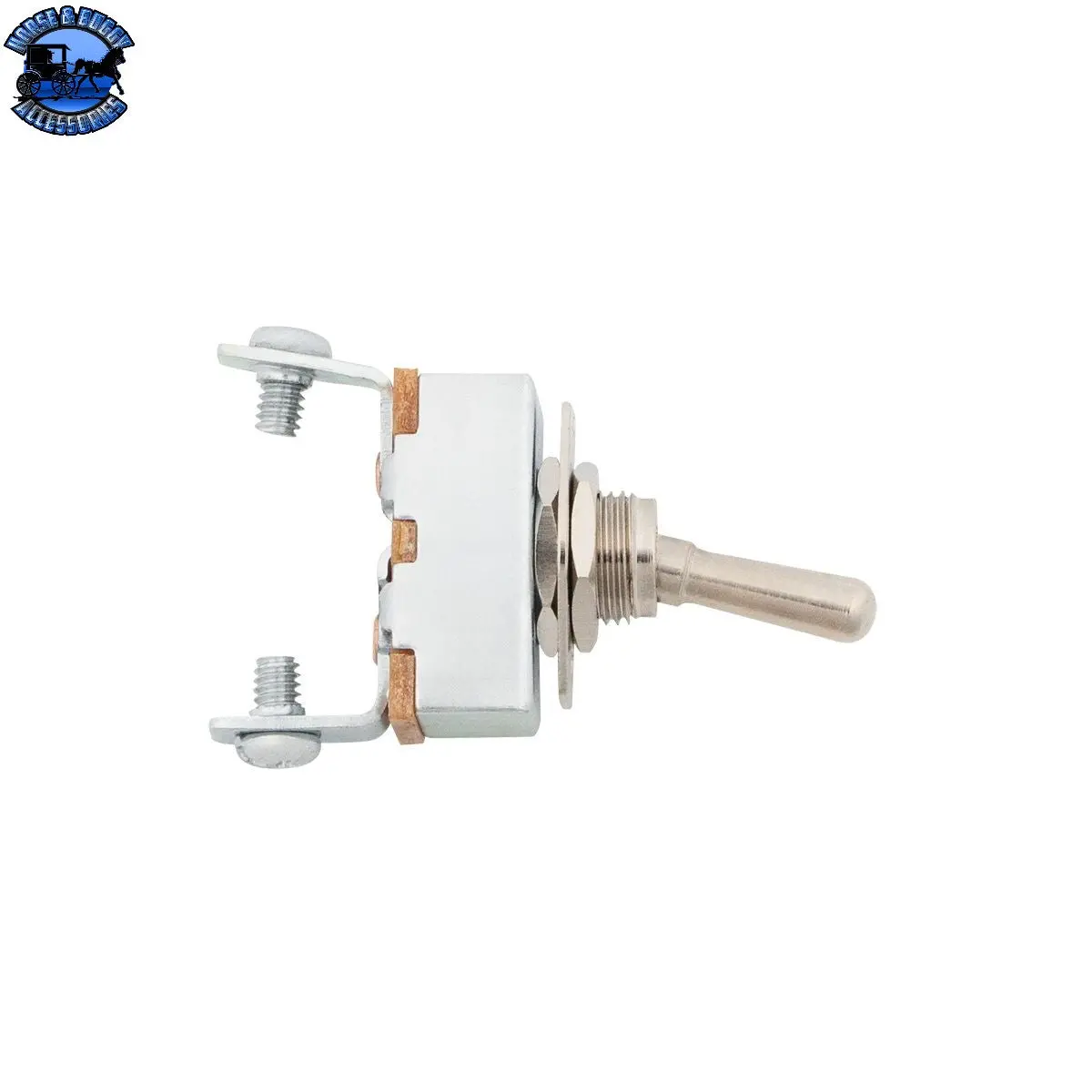 Up-98378 Heavy Duty All Metal Toggle W/ 2 Screw Terminals 20 Amp 12V S.P.S.T. On/Off 1 Pc. 1