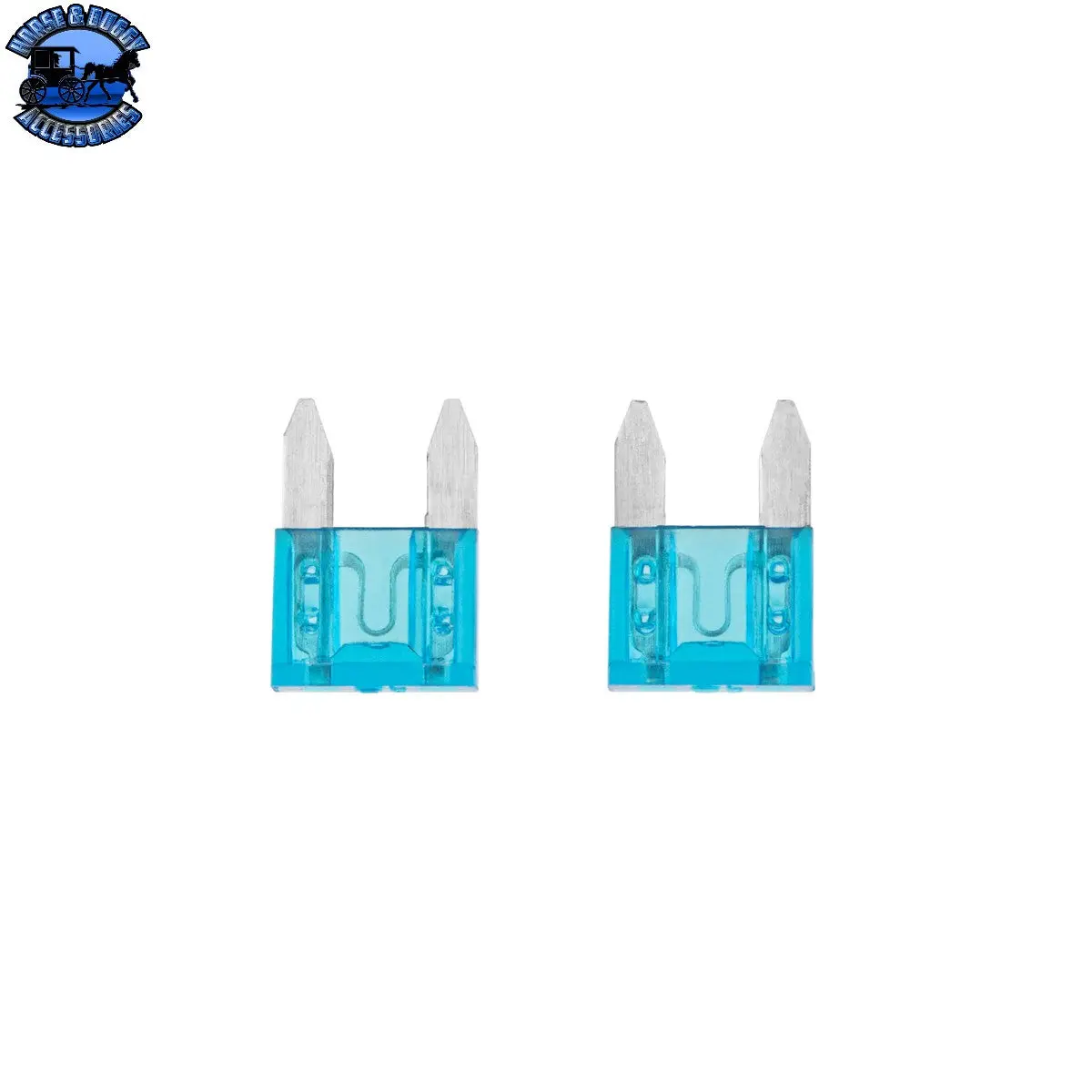 Up-98456 15 Amp Blue Mini Fuse (2-Pack) 1