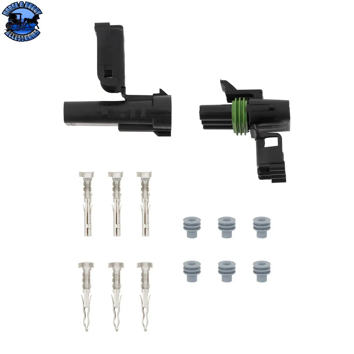Up-98463 14-16 Three Cavity Weather Pak Connector Project Kit 1 Set 1