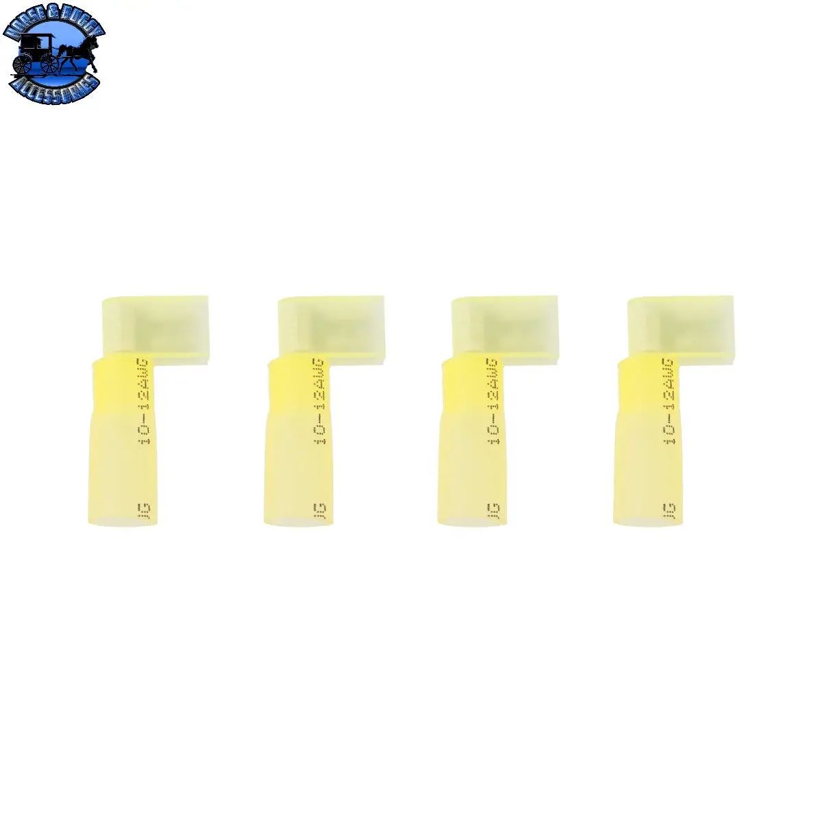 Up-98468 12-10 .250 Tab Yellow Cs Fi Fm Flag Terminal (4-Pack) 1