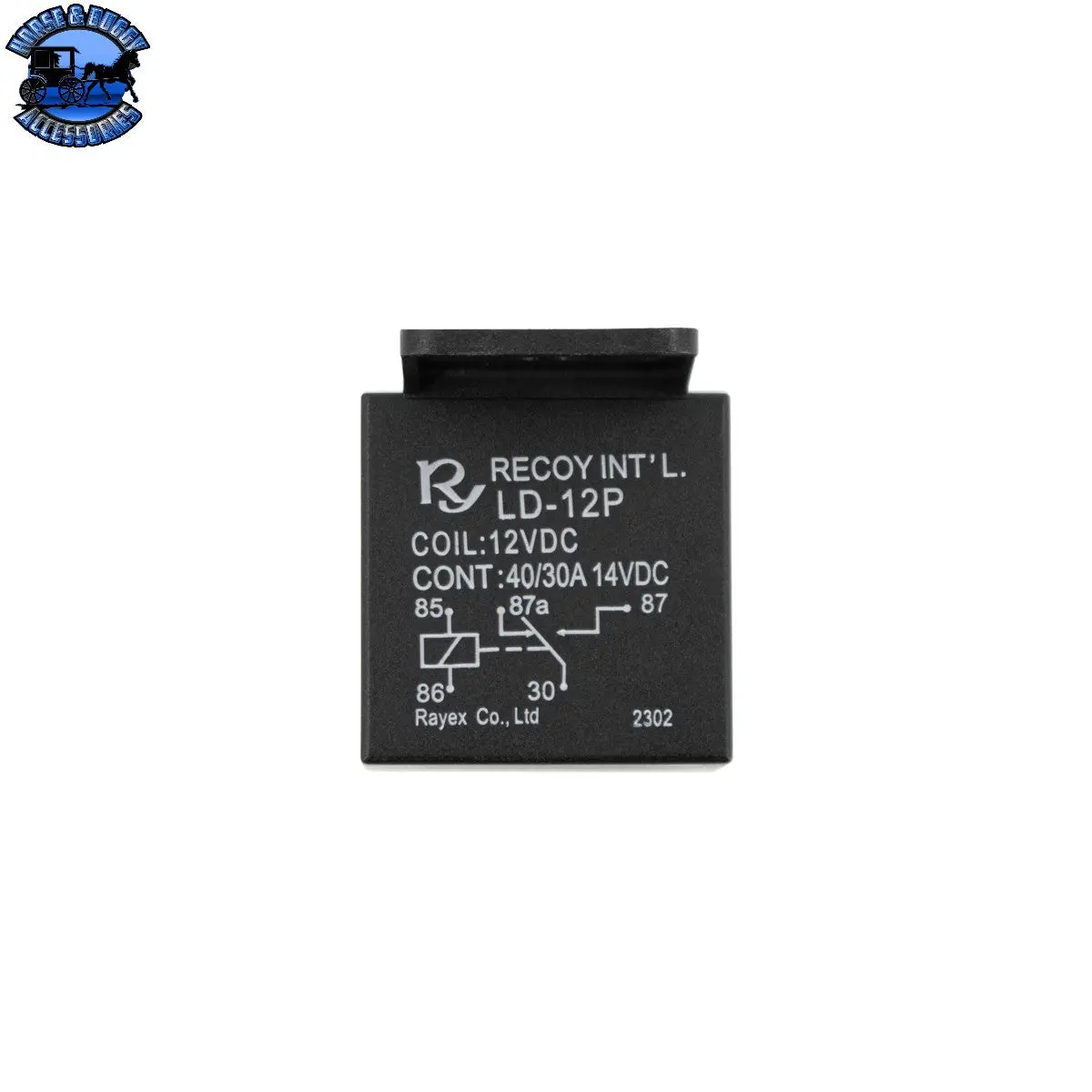 Up-98496 5 Pin Relay W/Tab 30/40 Amp 12 Volt 1