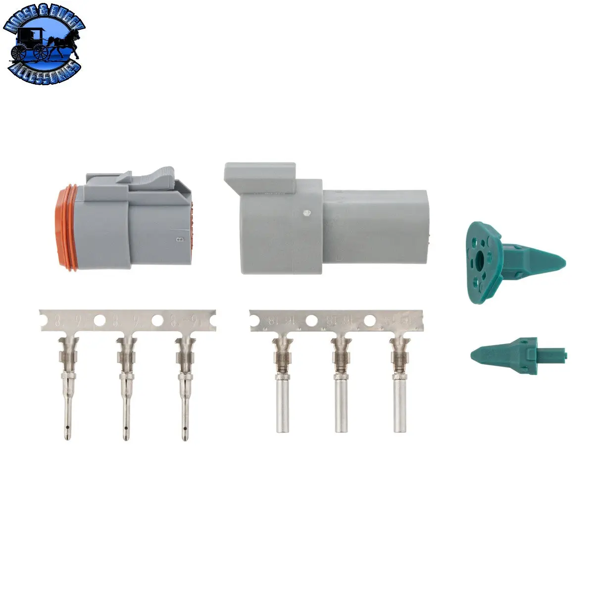 Up-98500 3-Wire Deutsch Style Amphenol At Connector Project Kit 10Pcs 1