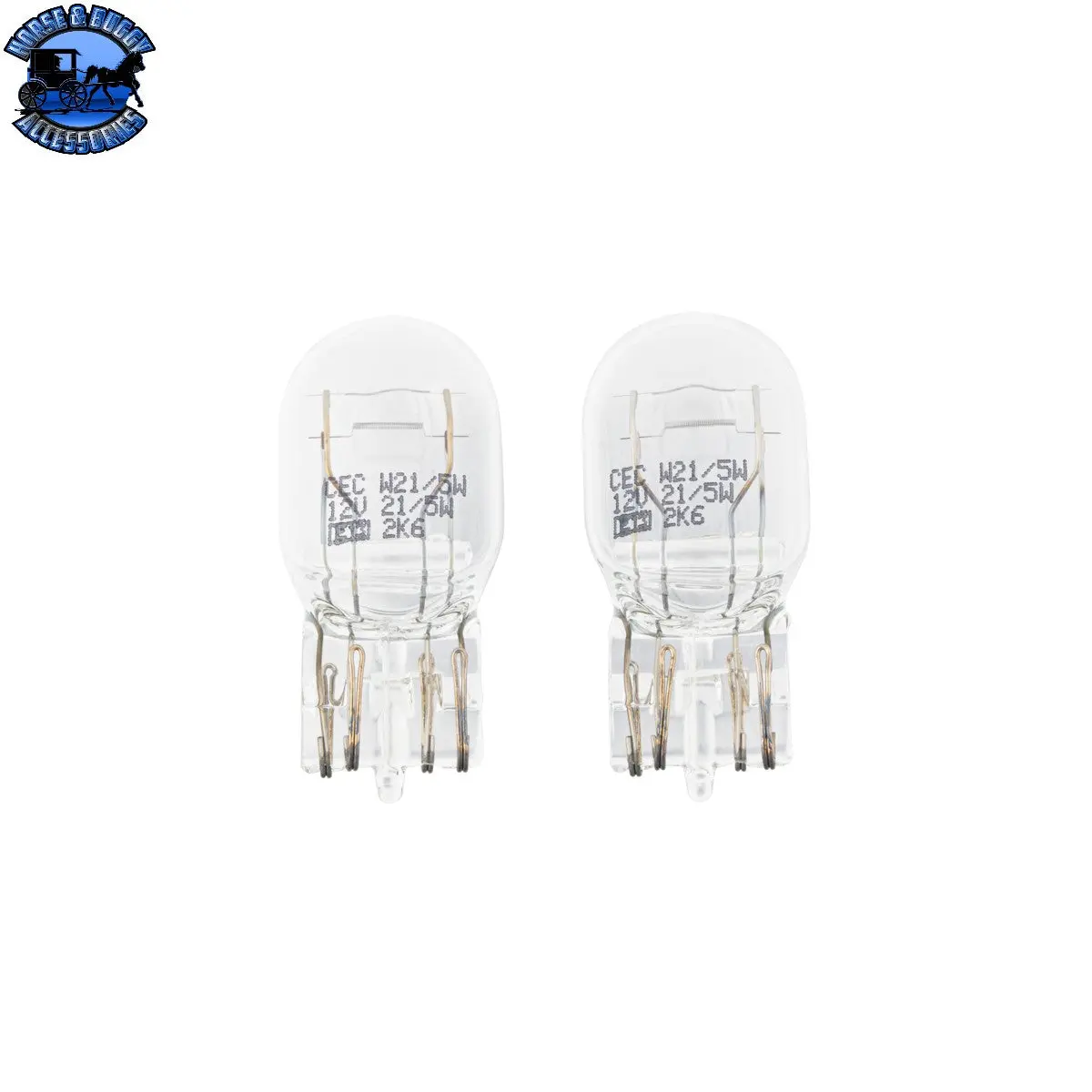 Up-98528 #7443 Incandescent Bulb, T-6 1/2 Wedge W3x16q 12V 21/5W (W21/5W 1