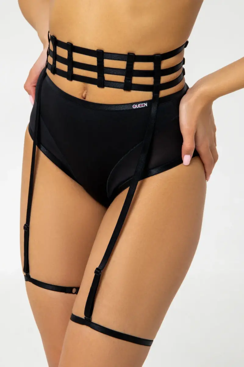Queen Wear Garter Belt - Black Butterfly Soul 1