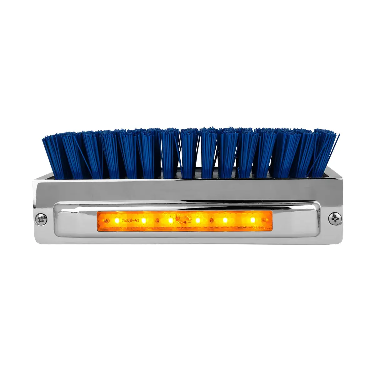 98983 Cr. Alum. Boot Caddie W/ Blue Brush & Amber/Clr 6 Led Light 1