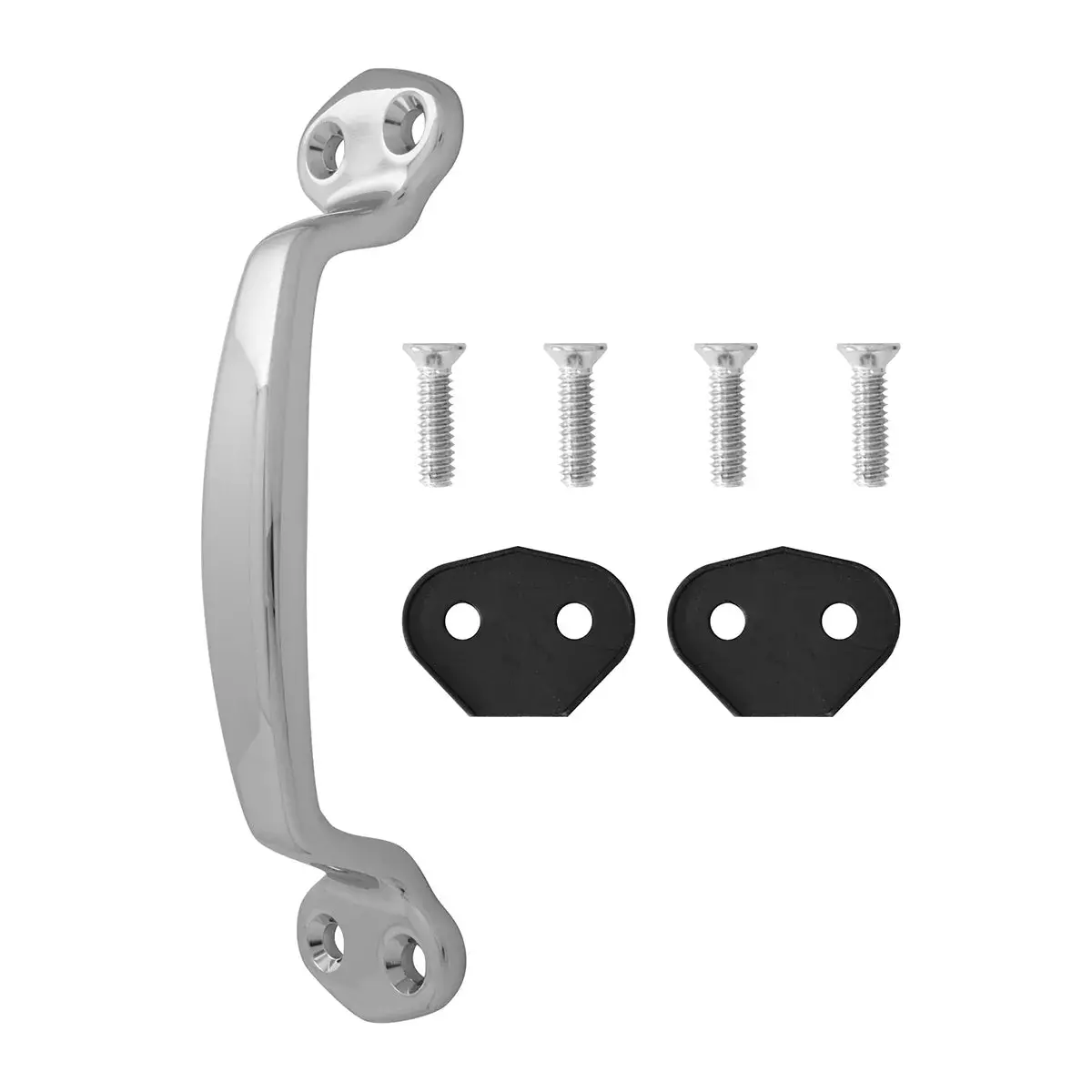 Chrome Die Cast Grab Handle W/ Mounting Hardware #99081 1
