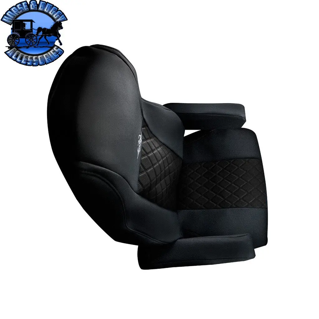 Riggear Napa Faux Leather Seat Cover Set For 2008-2025 Freightliner Cascadia 3