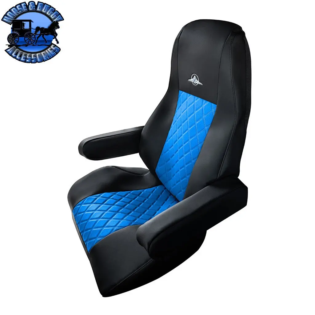 Riggear Napa Faux Leather Seat Cover Set For 2008-2025 Freightliner Cascadia 2