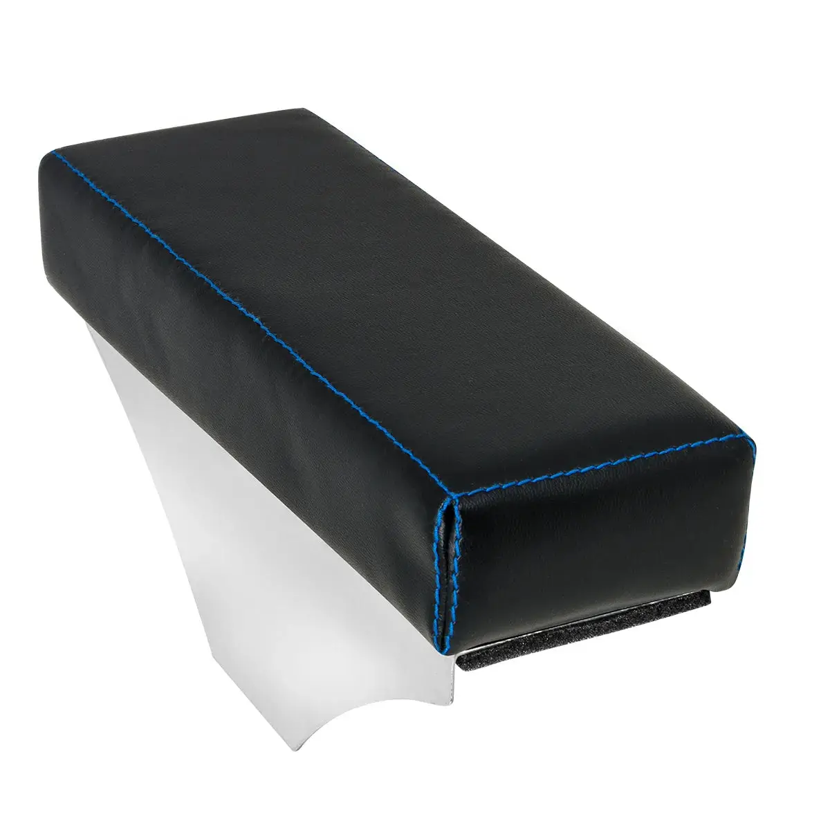 Add-On Armrest, Black W/ Blue Stitching 1