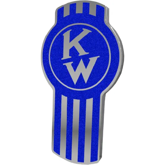 Kenworth Emblem Old Style Blue 647 1
