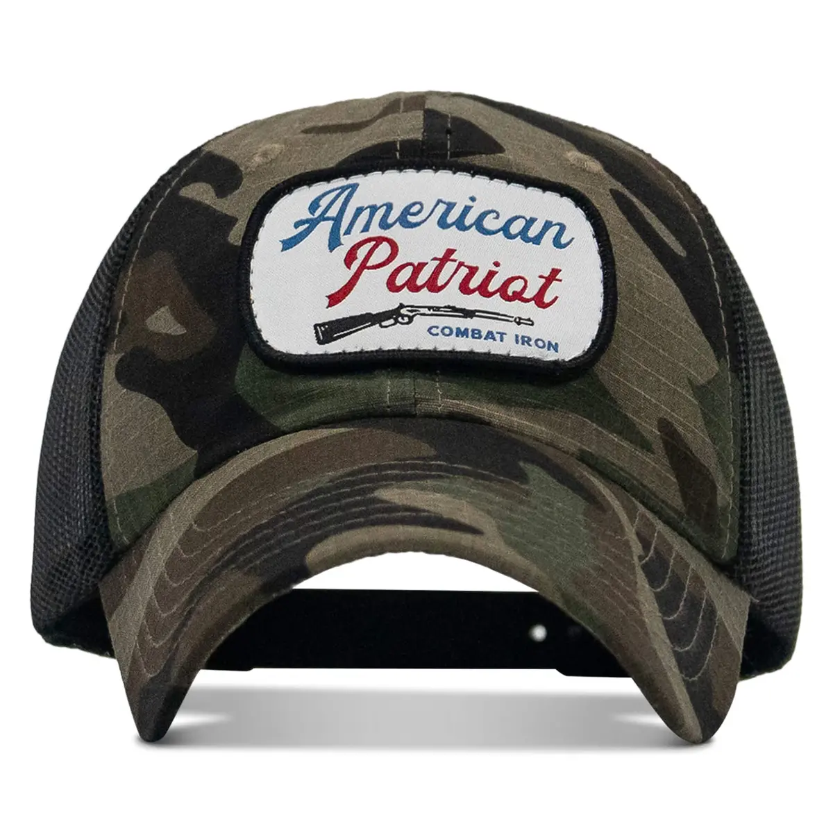 American Patriot Patch Tactical Ripstop Mesh Snapback Hat 1
