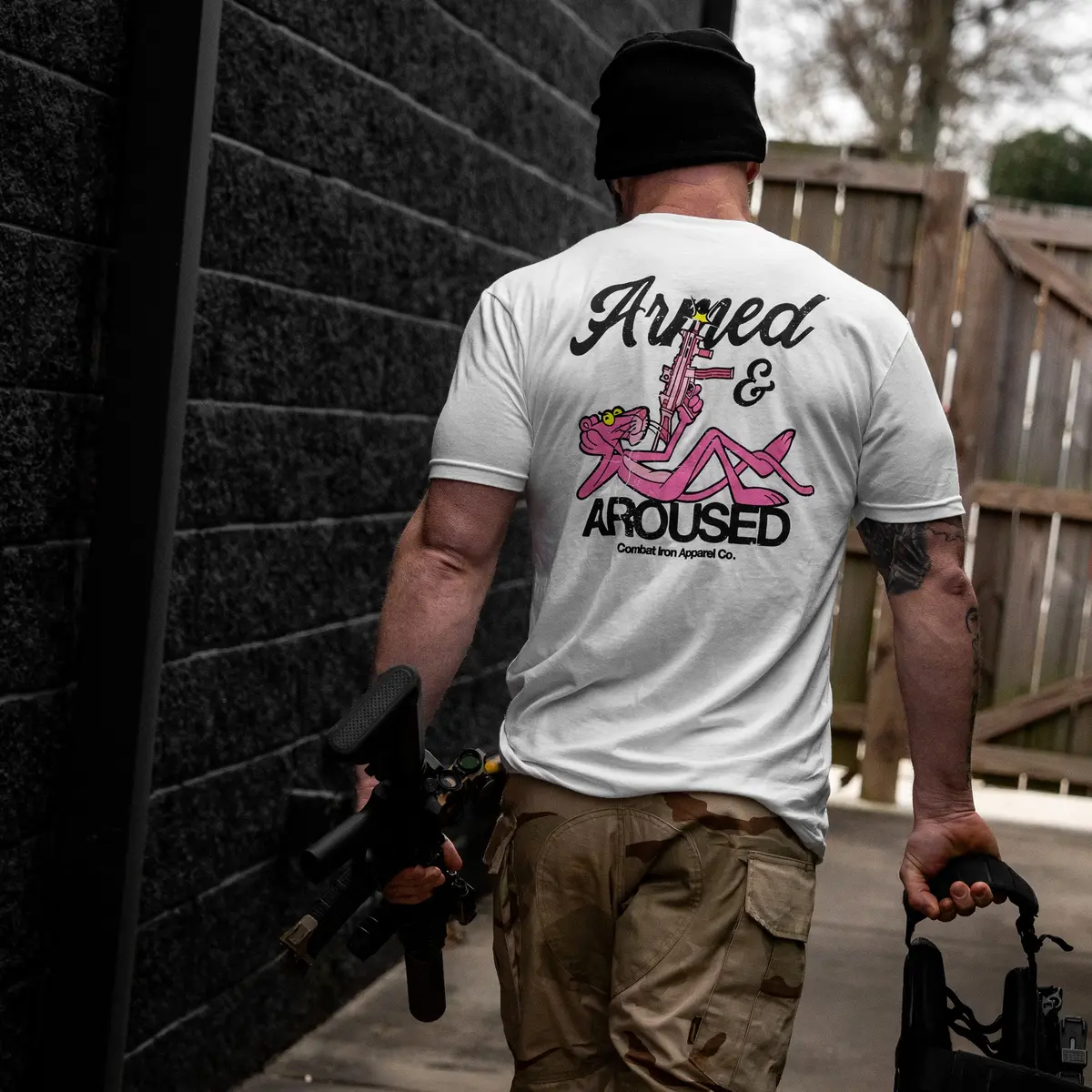 Armed And Aroused Men's T-Shirt 12