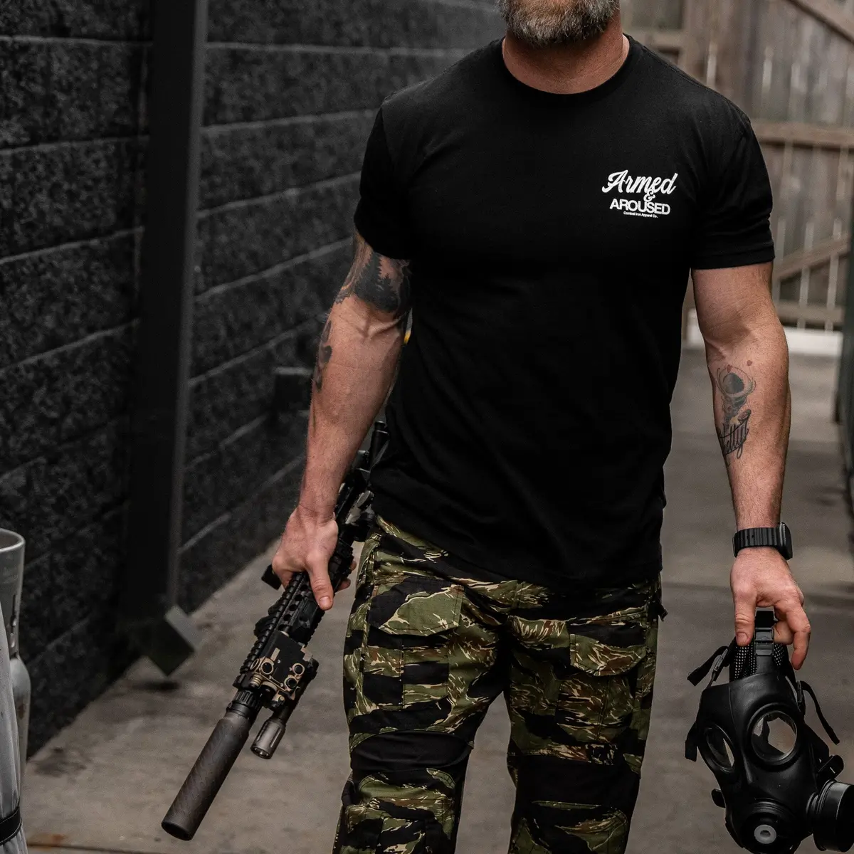 Armed And Aroused Men's T-Shirt 9
