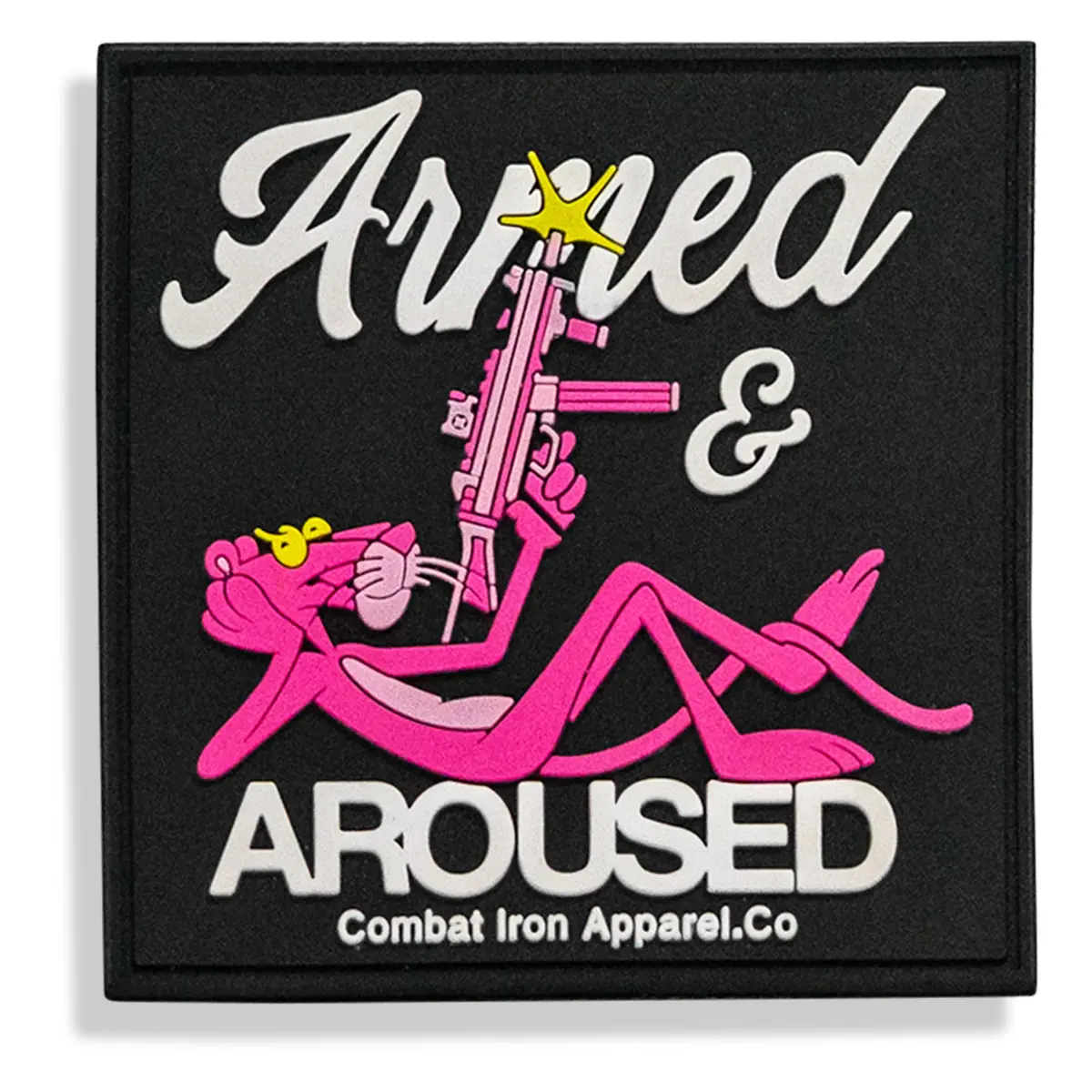 Armed & Aroused Pvc Patch 1