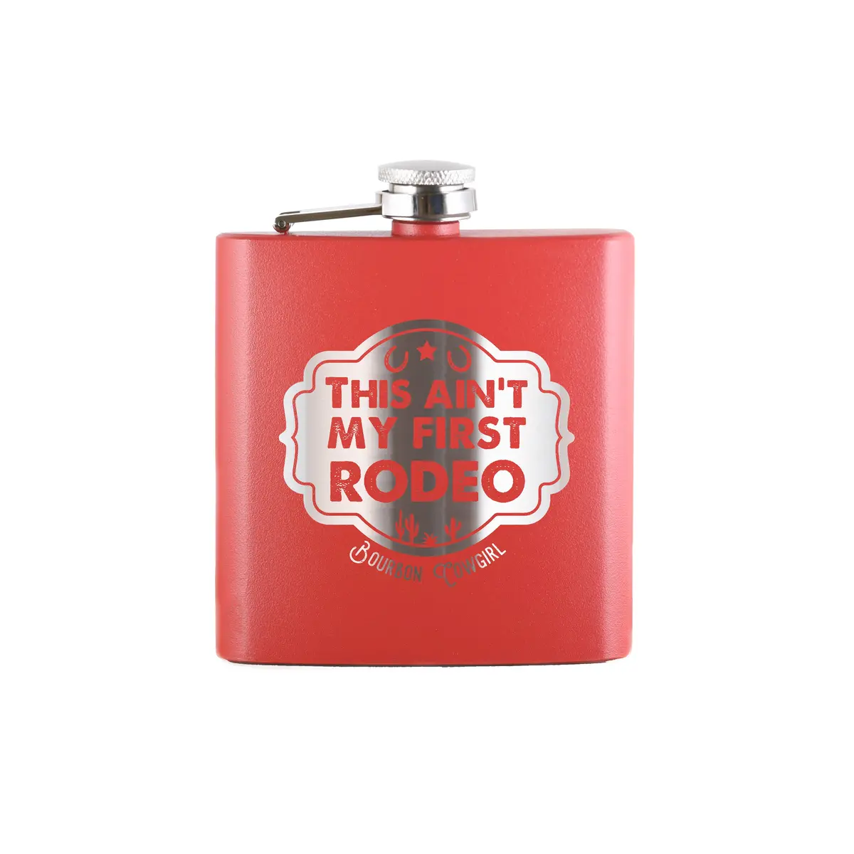 This Ain't My First Rodeo Flask Gift - Bourbon Cowgirl 2