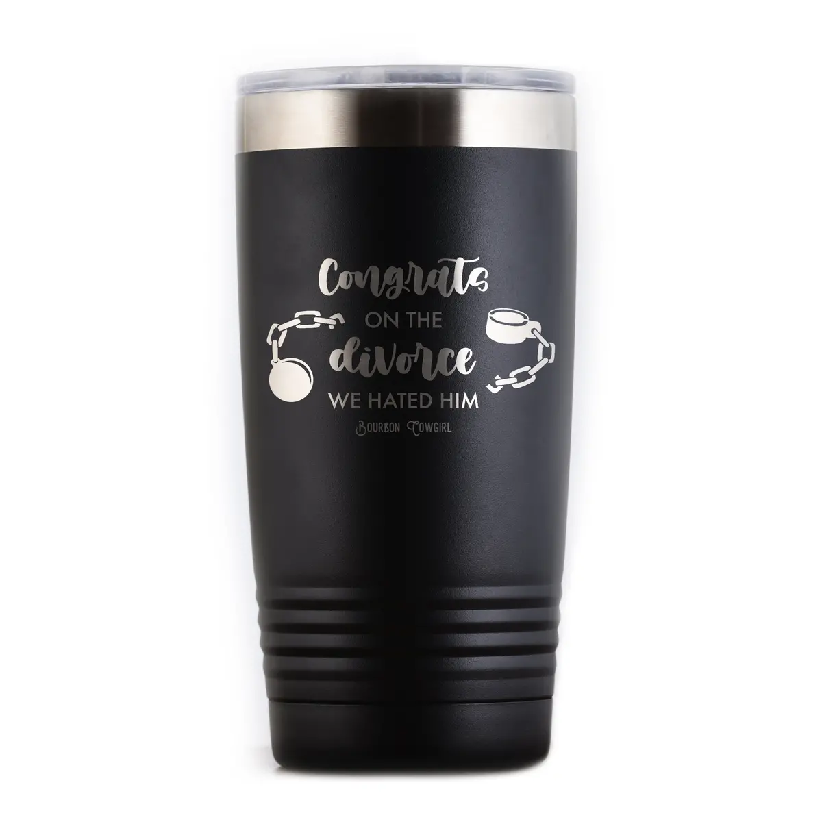 Congrats On The Divorce We Hated Him Travel Tumbler 1