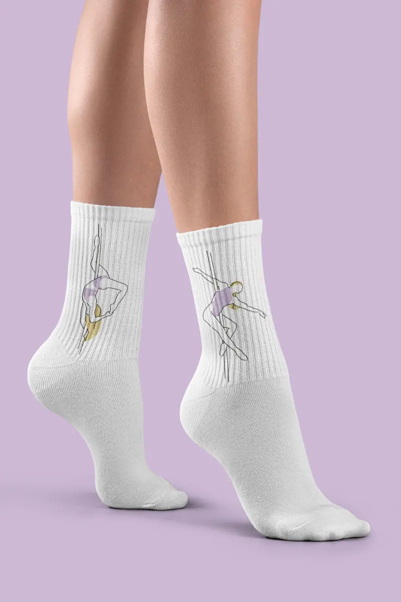 Pole Junkie Socks - Ballerina 1