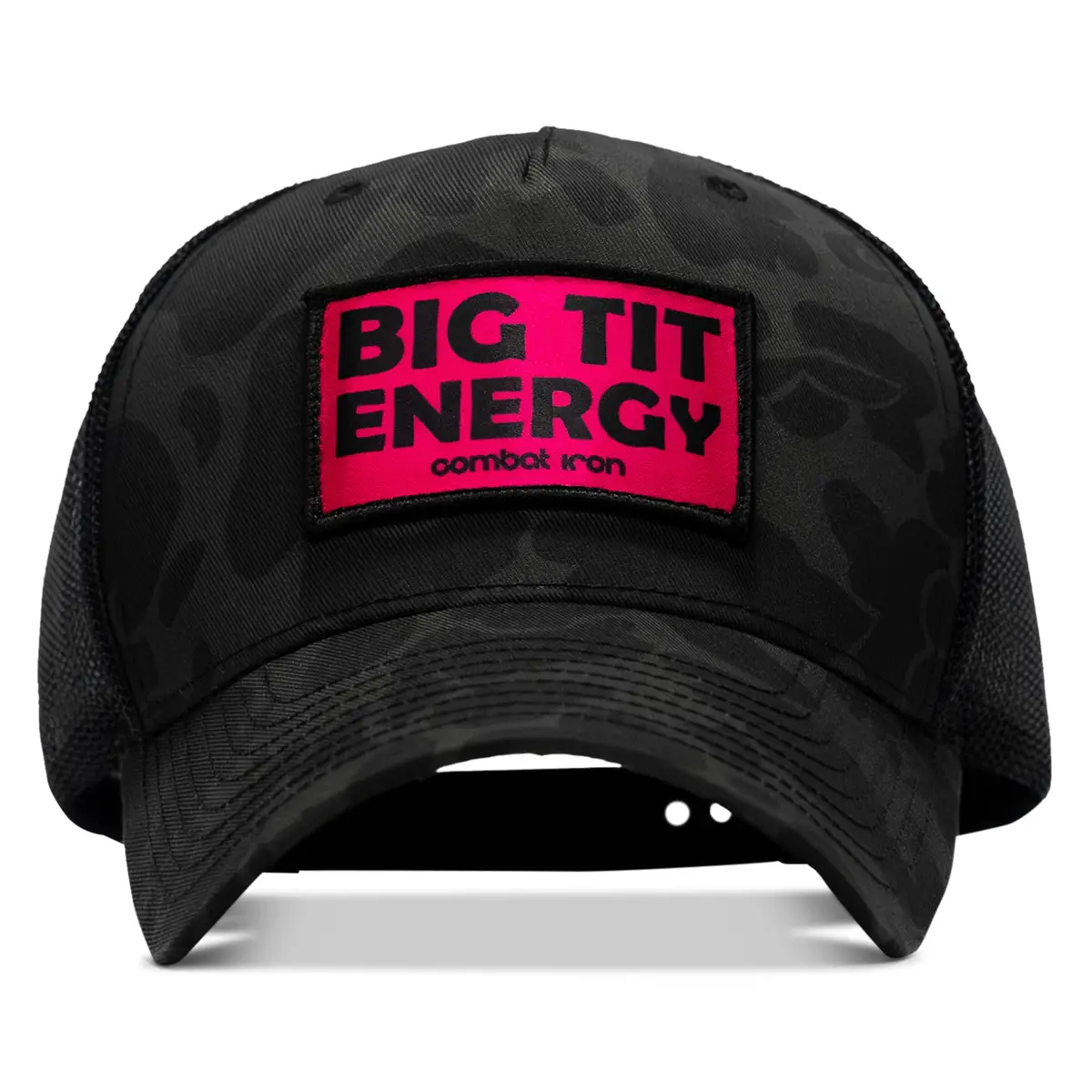 Big Tit Energy Pink Patch Snapback Hat 4