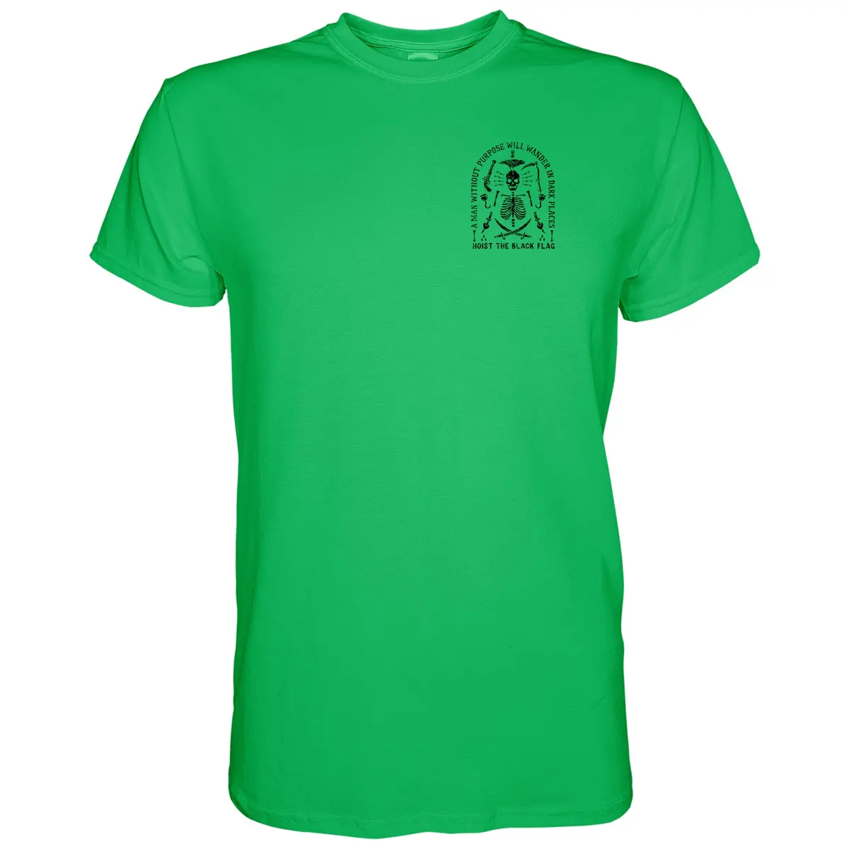 Hoist The Black Flag Skull & Bones Men's T-Shirt 7
