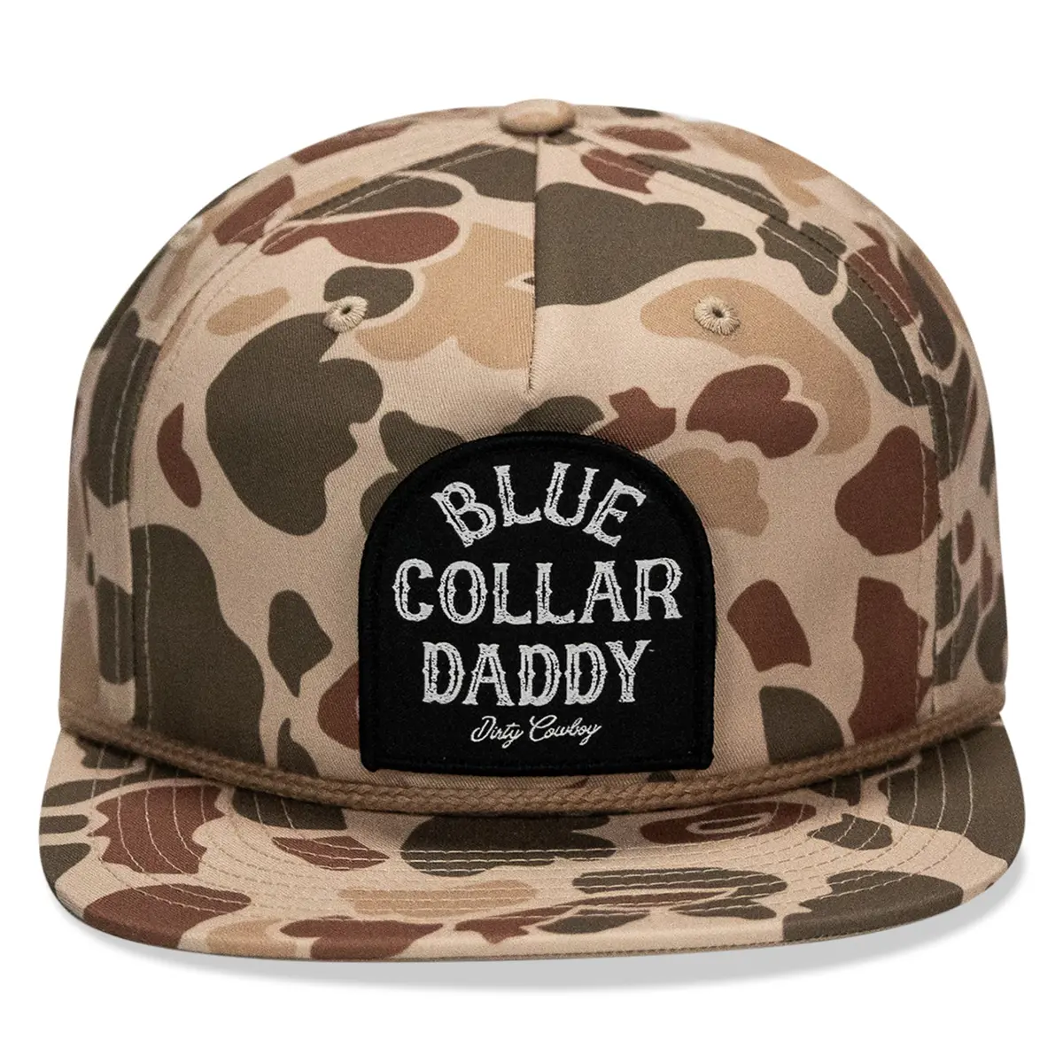 Blue Collar Daddy Patch Flatbill Snapback 2